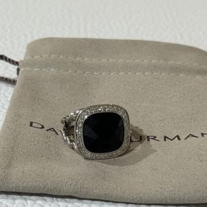 Yurman Big Black Onyx Ring sz 7